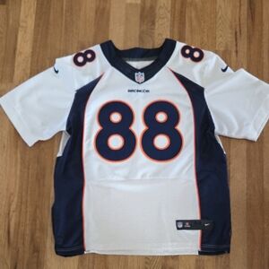 Demaryius Thomas Nike On Field White Denver Broncos Jersey Sz48